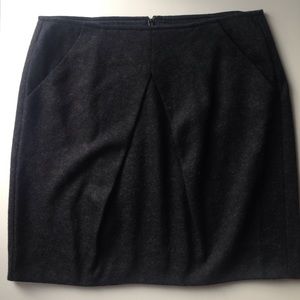 CABI Grey Wool Skirt